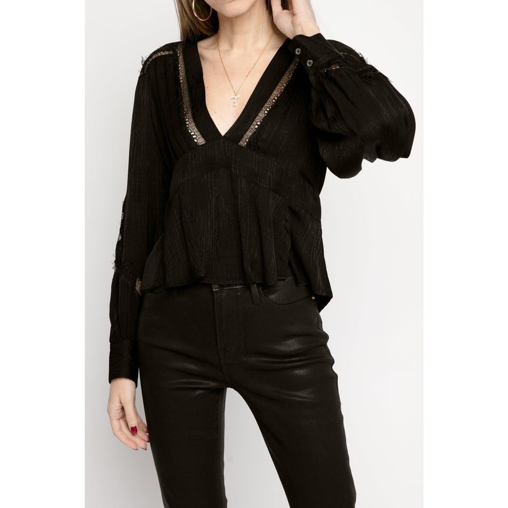 IRO Bahri Lace Inset Top Size 8 New with Tags‎